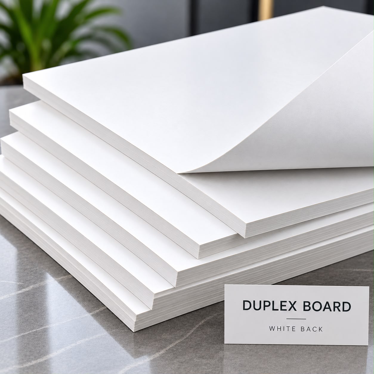 Duplex board sheets